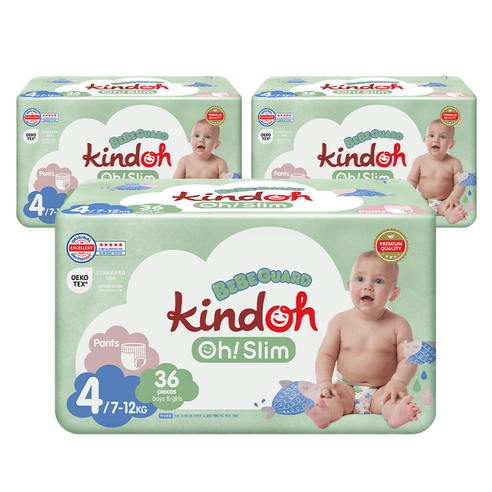 킨도 프리미엄 오슬림 베베가드 팬티형 기저귀 남녀공용 4단계, 4단계, 108매 - 팬티형 | 쿠팡