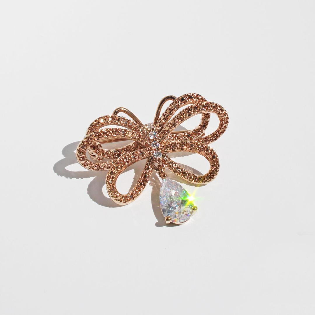 Ribbon dew brooch G [리본 듀 브로치 G]