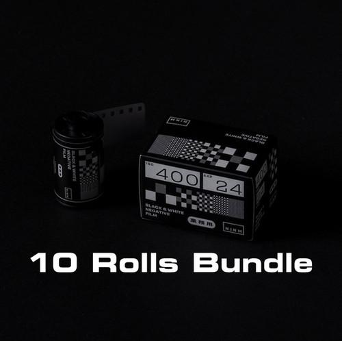 (Expired) 10 x NINM Lab’s Business Use ISO 400 B&W Negative Film | NINM Lab