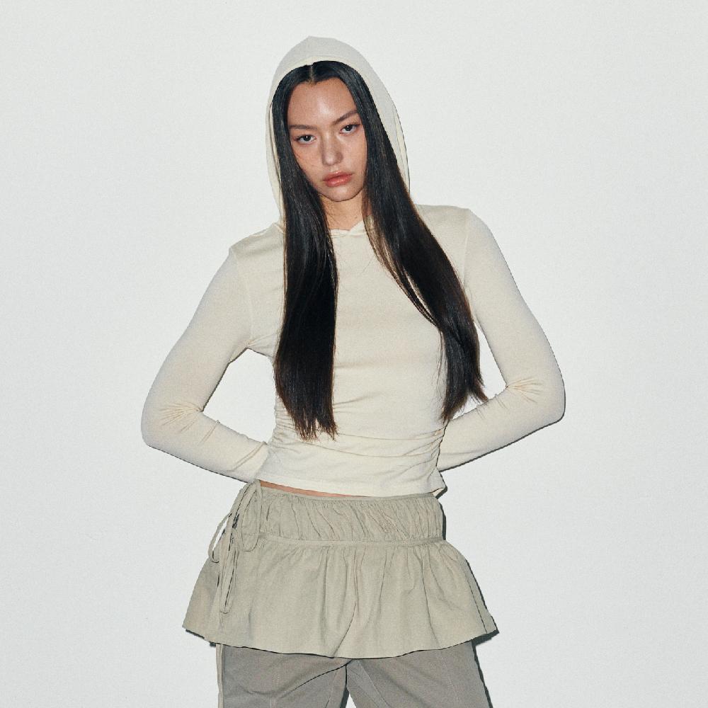 Wrap skirt belt BEIGE