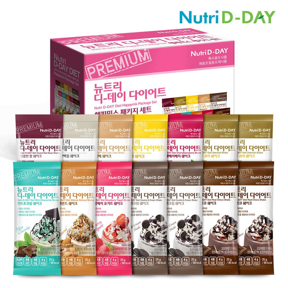 뉴트리디데이 다이어트 쉐이크 해피믹스 28포