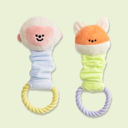 바잇미 쭉쭉이 장난감 - 여우/원숭이 (삑삑)