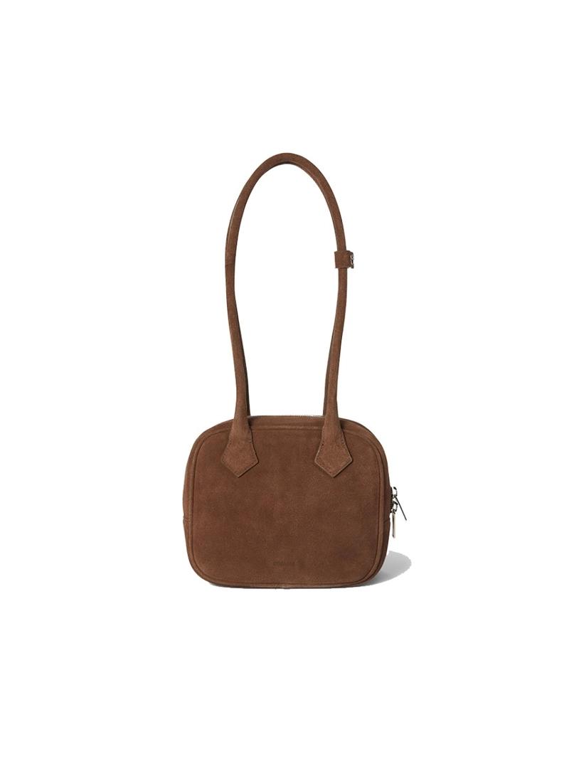 KOIMOOI - Urban Bowling Tote Bag (Brown Suede)