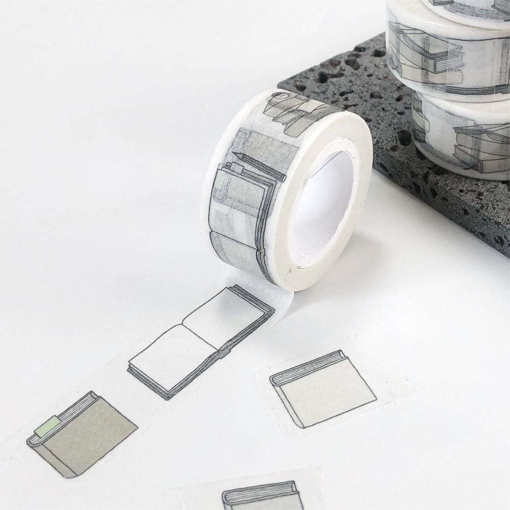 [데일리쿰] book shape masking tape 책모양 마스킹테이프