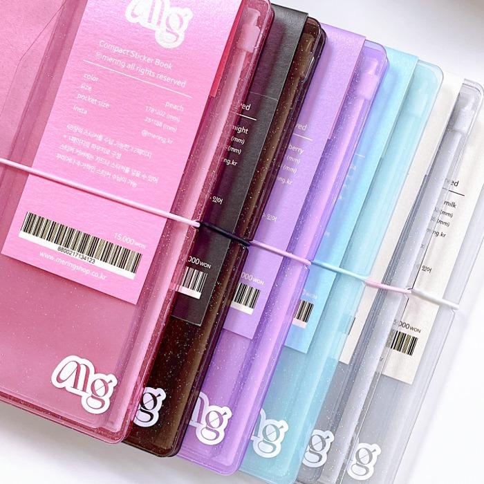 컴팩트 스티커북 6종