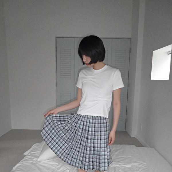checkpley skirt (2 color)