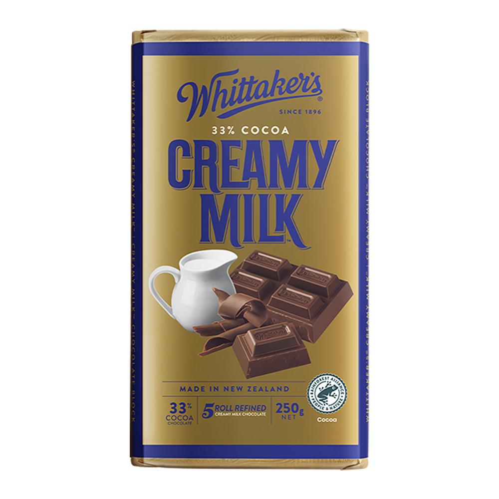 뉴질랜드 휘태커스 초콜릿 블럭 크리미 밀크 250g 뉴질랜드내수용 [원산지:뉴질랜드]