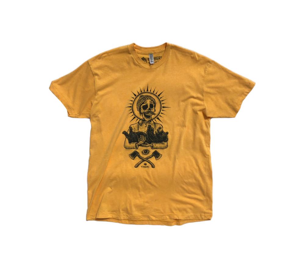 [American Apparel] VINTAGE YELLOW T-SHIRT