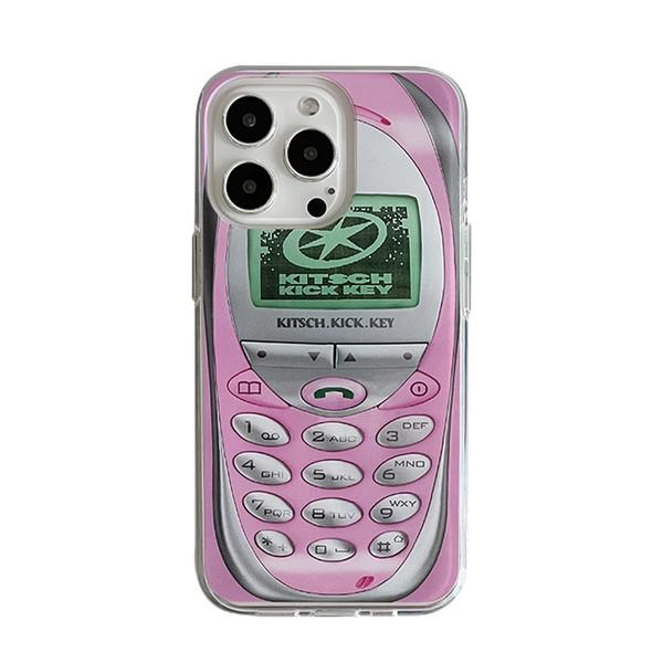 Pink - cellphone (y2k) 젤리 폰케이스