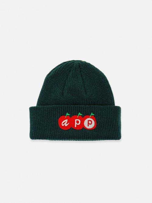 APPLE Short Beanie Forest Green