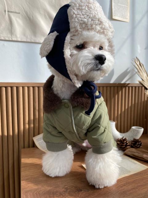 더행복하개 강아지 양면 뽀글이 양털모자 귀도리 군밤모자(3Colors)