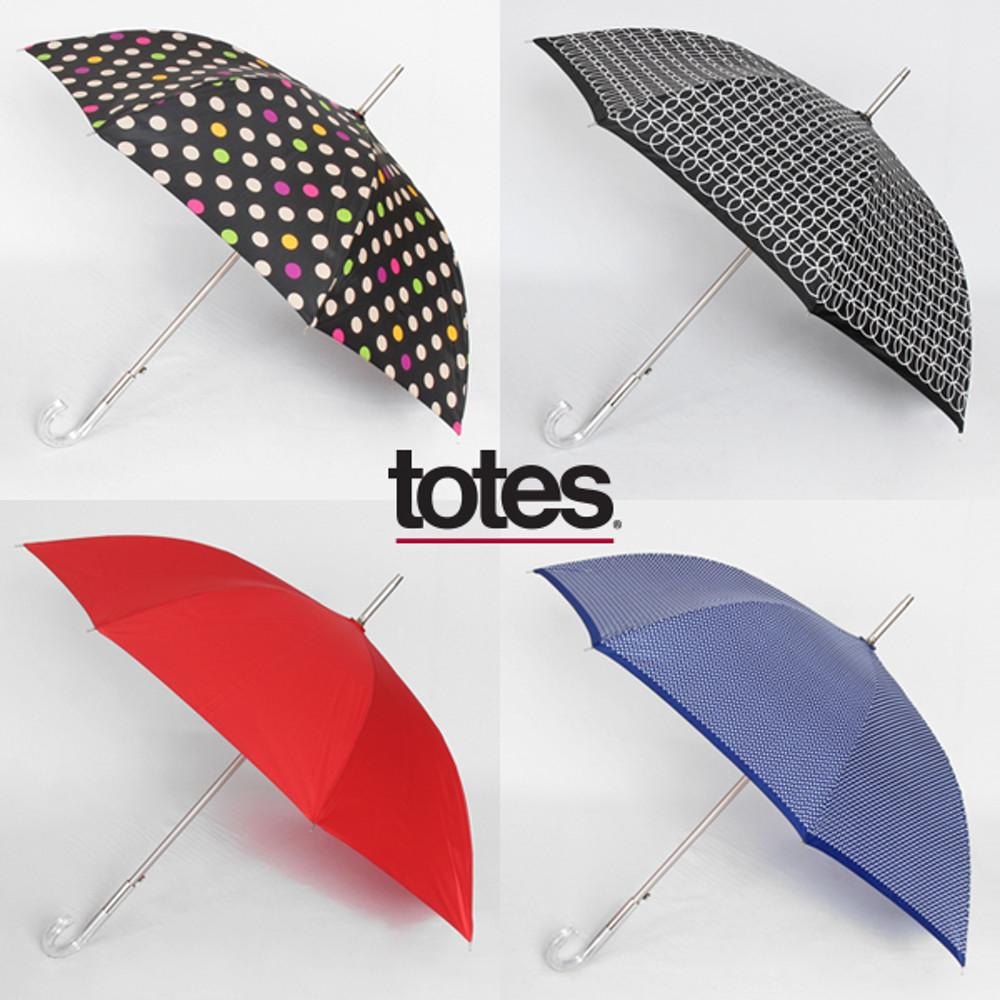 totes 토스우산 A279 크리스탈 핸들 자동 장우산
