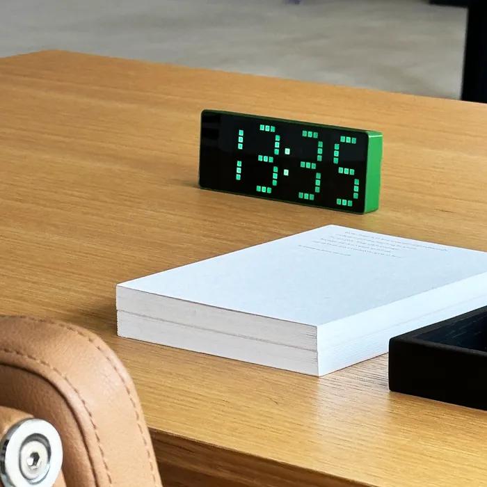 도트클락 레트로 LED 유선 알람 탁상시계