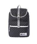 DOT 1-POCKET BACKPACK- BLACK