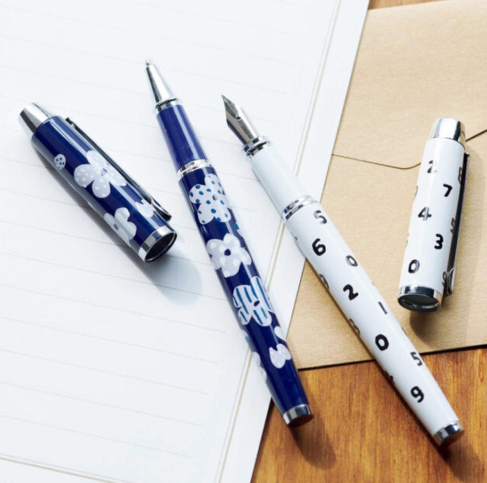 소우소우 숫자 볼펜+만년필 2종 세트 SOUSOU 잡지부록 - 우체국 내일도착