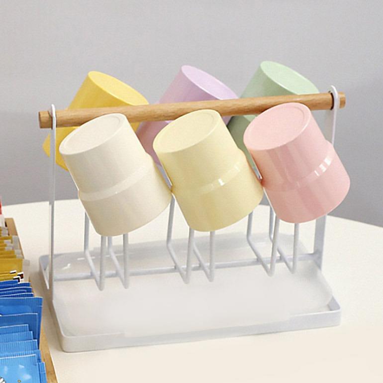 멜라민 미니 컵 4P 세트 (6color)