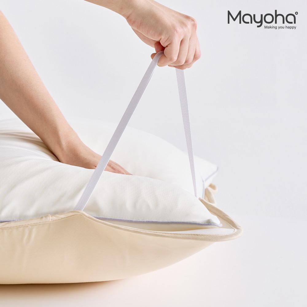 마요하 숨쉬는 순면 3D 매쉬 밴딩 베개커버 40x60 50x70 : 마요하
