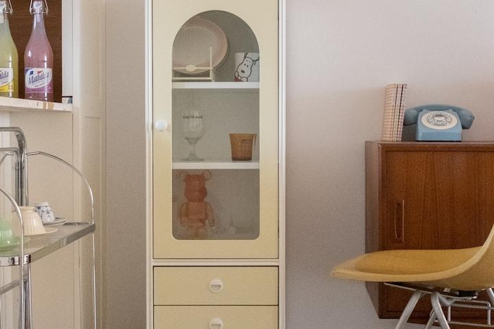 버터 멜로우 캐비넷 미니 진열장/수납장/선반장