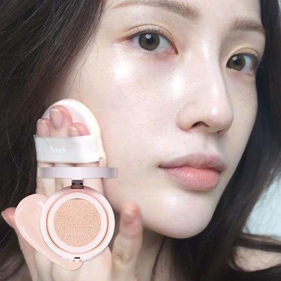 [NEW] 아멜리 톤업 베이스 데일리 쿠션 도화 SPF50+, PA+++