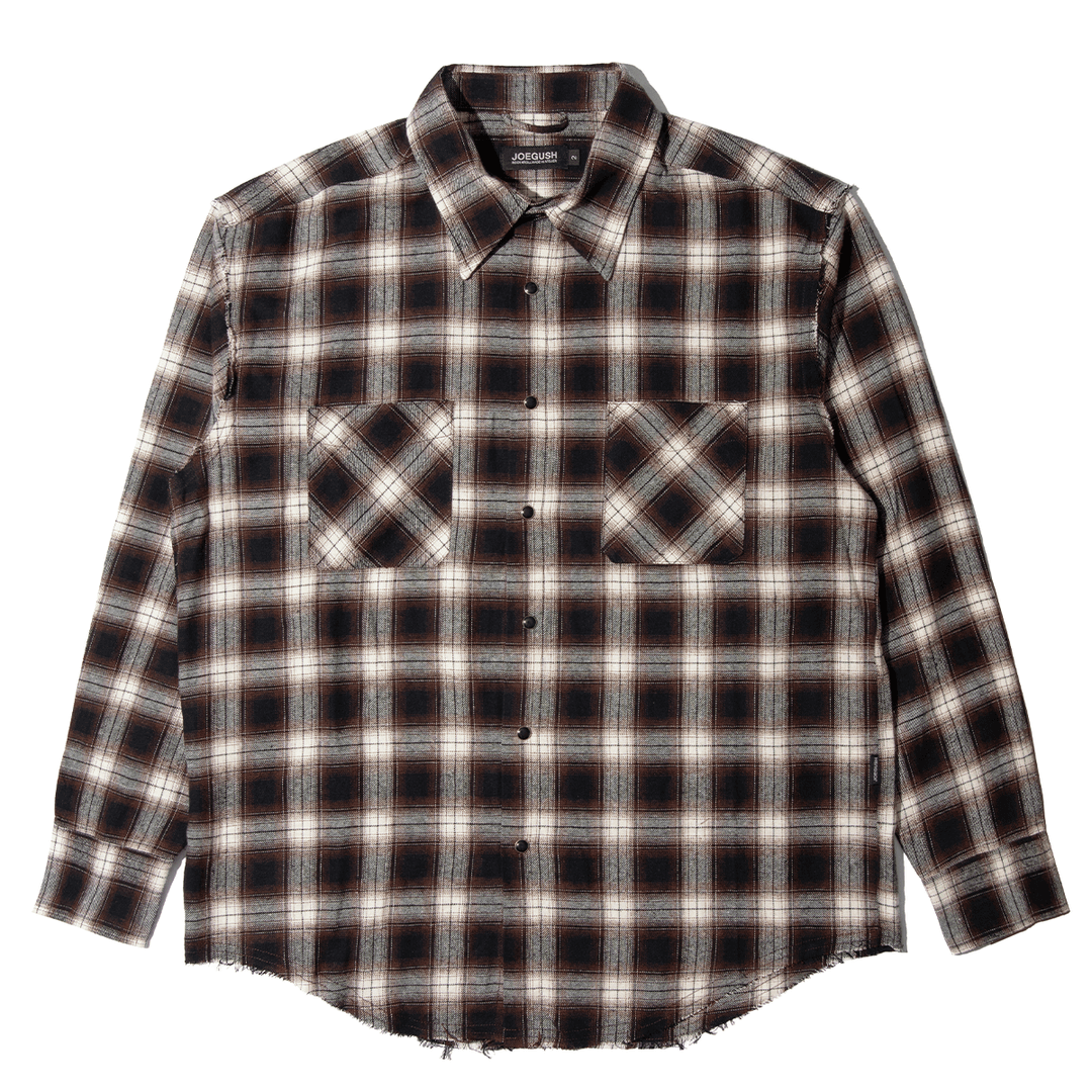 Kurt 2 Flannel Shirt (Brown)