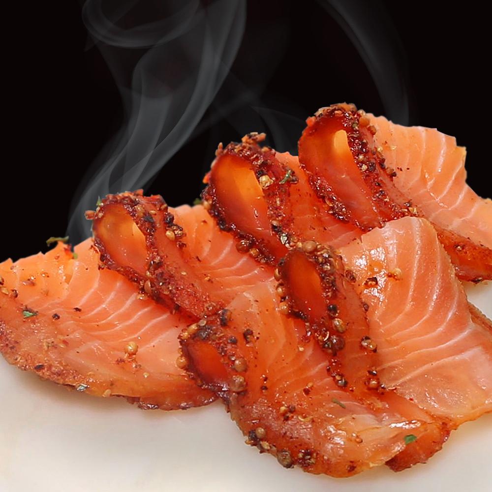 롱보트스모커 훈제연어 3종 생연어 콜드스모크 핫스모크 (수,금 수령)