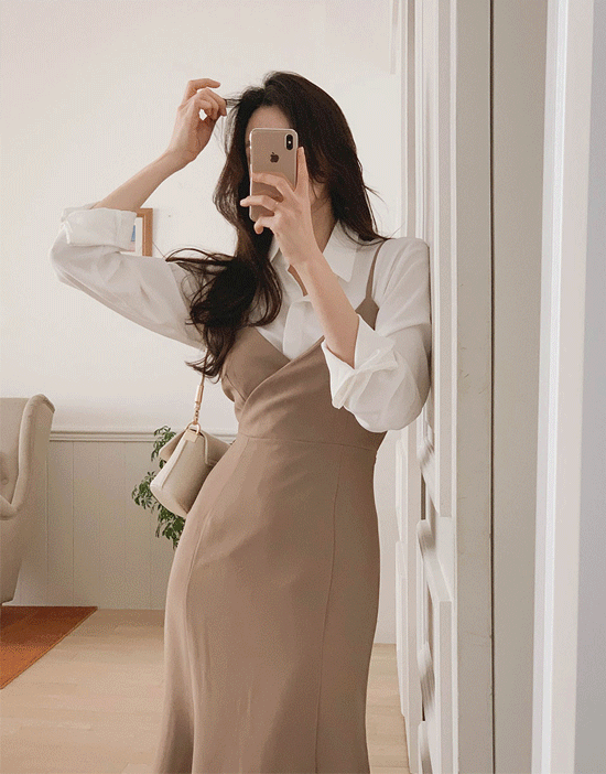 로츠 뷔스티에 롱원피스(랩/머메이드)