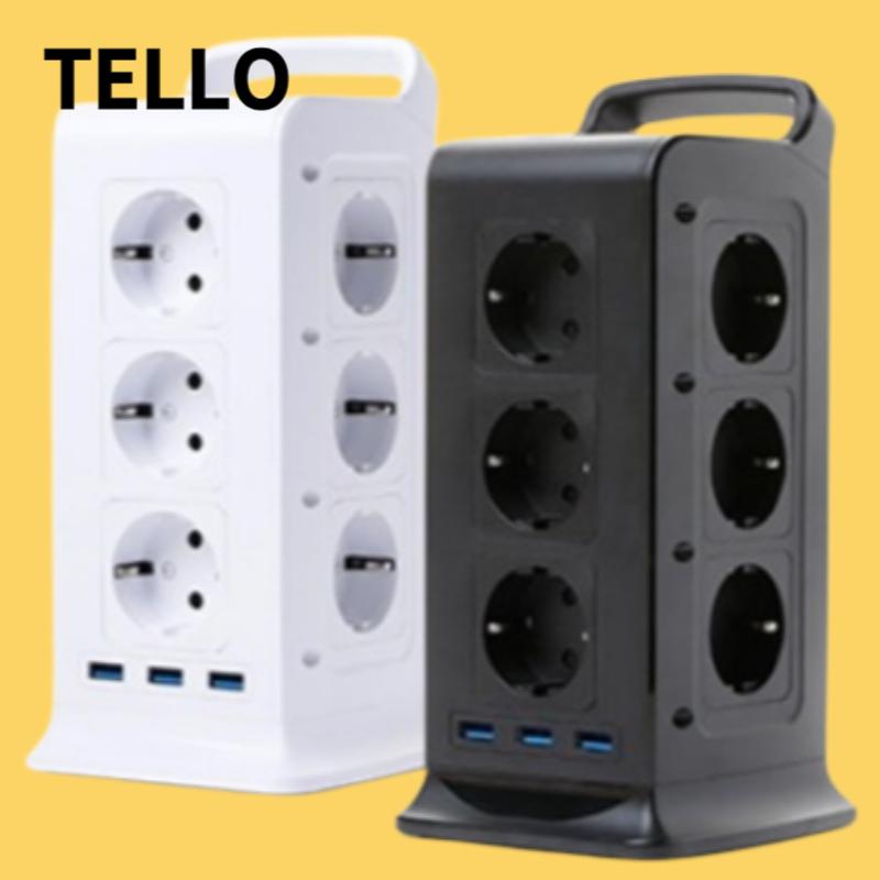 텔로 타워 멀티탭 고용량 대용량 고전압 멀티 탭 2세대 2m