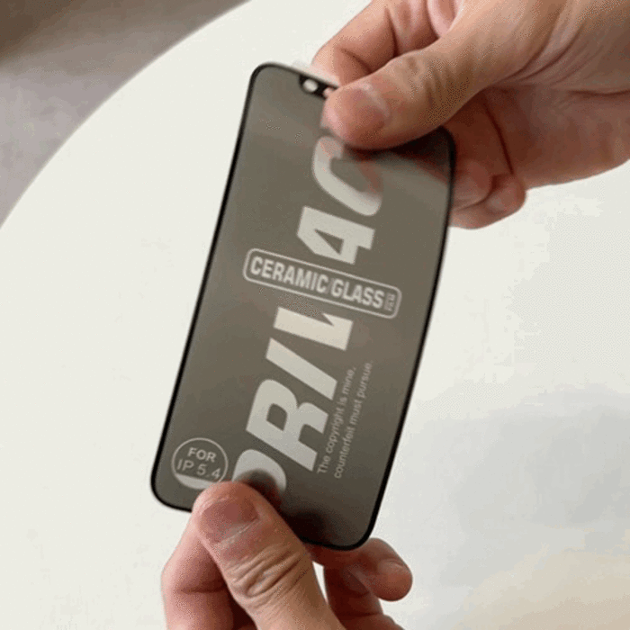 절대 깨지지않는 지문방지 프라이버시 투명풀커버필름