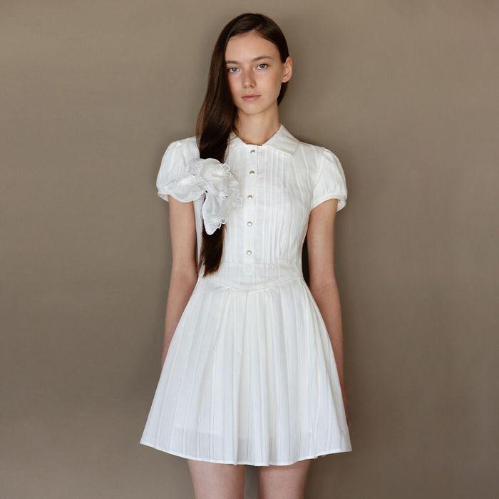 [2차] LISIANTHIUS PINTUCK PLEATS DRESS_TT5S605IV
