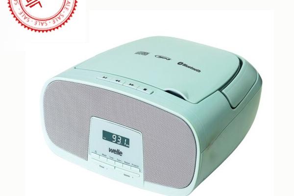 (박스훼손)Welle-Tone WB22 CD 플레이어 블루투스 MP3 라디오