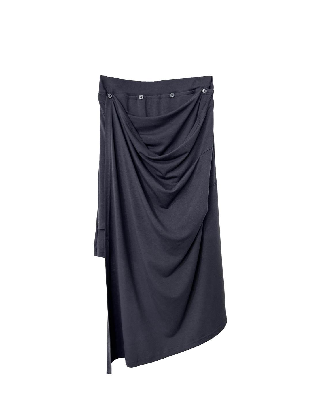 *select* Drape Asymmetry Skirt (2color)