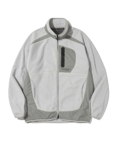FIELD FLEECE JACKET_LIGHT GRAY_WOL045