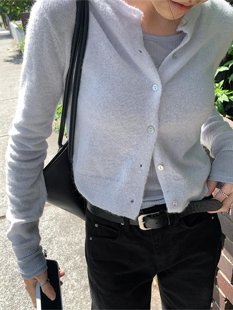 크렘므 [CRÈME ARCHIVE] 피에타 알파카 가디건