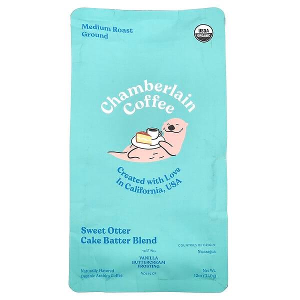 Chamberlain Coffee, 스위트 오터 케이크 반죽 블렌드, 분쇄, 미디엄 로스트, 340g(12oz)