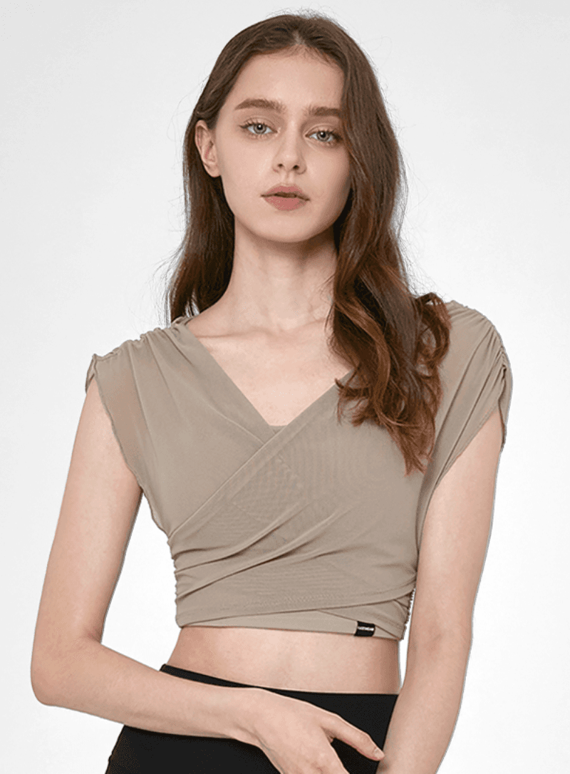 아벨라 슬리브리스 탑 (2colors)