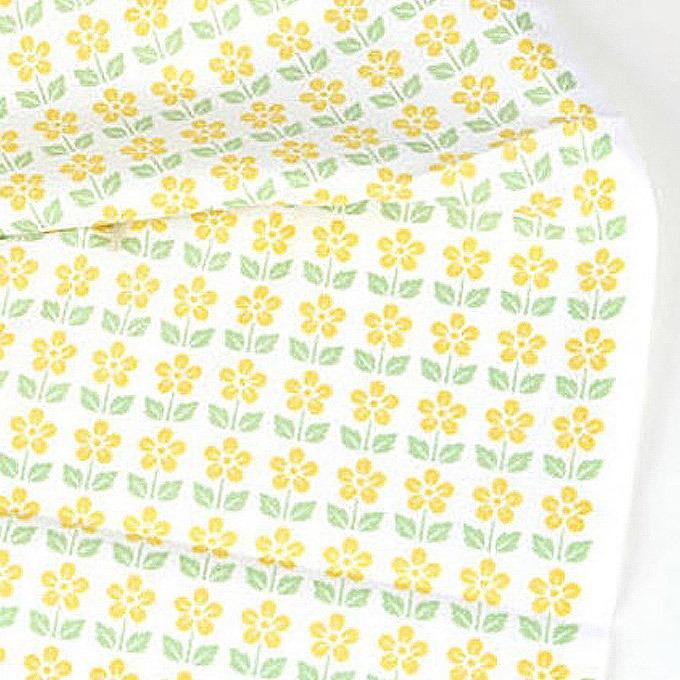 면 20수 평직] 꽃밭에서 / 옐로우 n1601_yellow