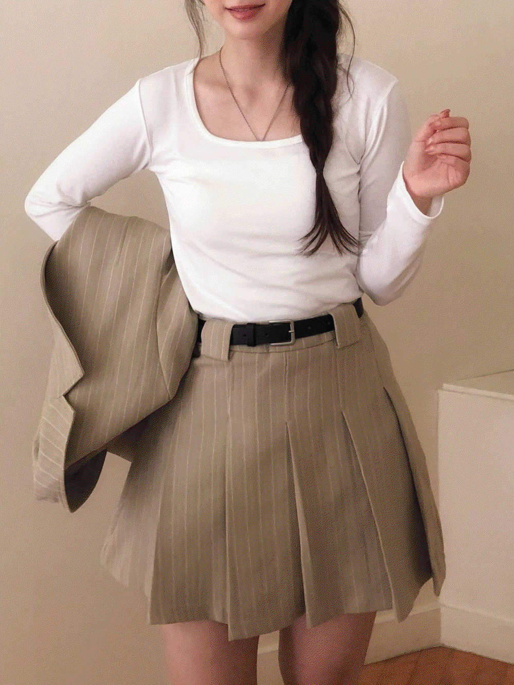 [데일리템/말라핏] 보노 스퀘어 긴팔 티 ( 8color )