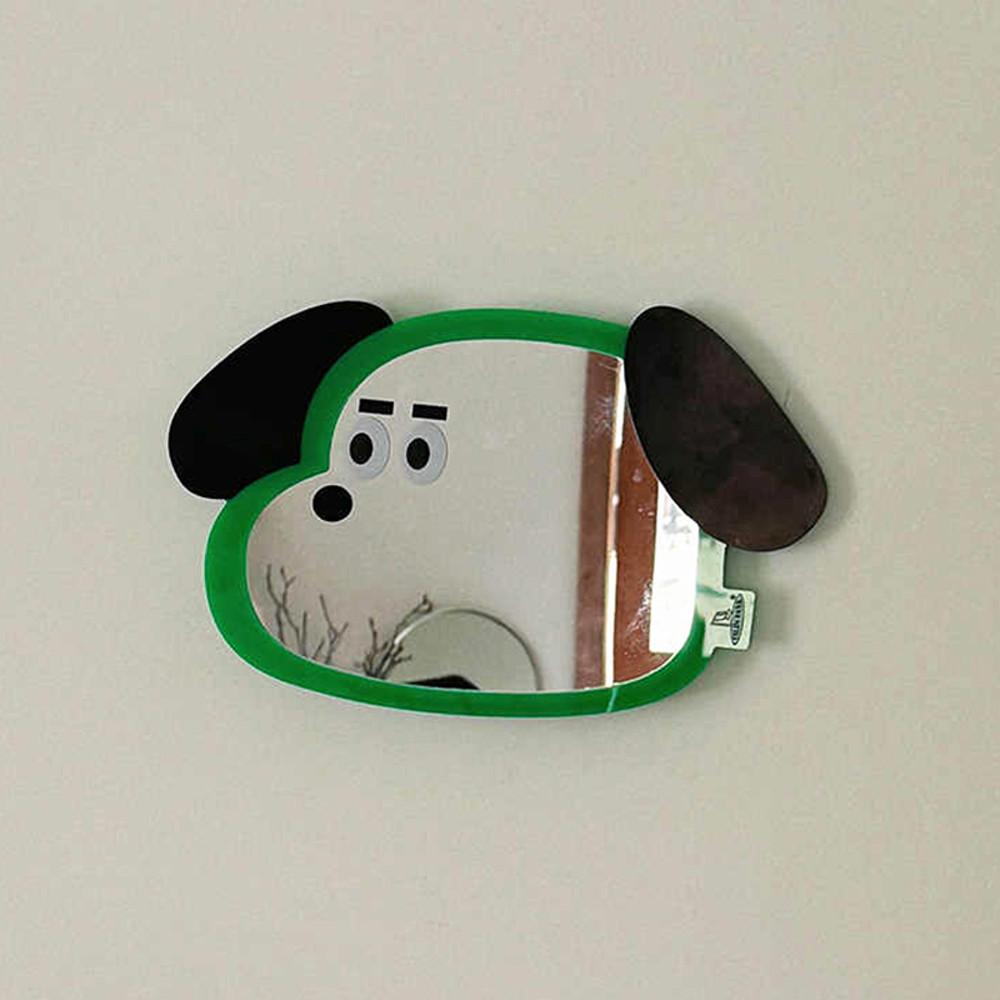 그린 퍼피 디자인 탁상거울 벽거울 카페오브제 집들이선물