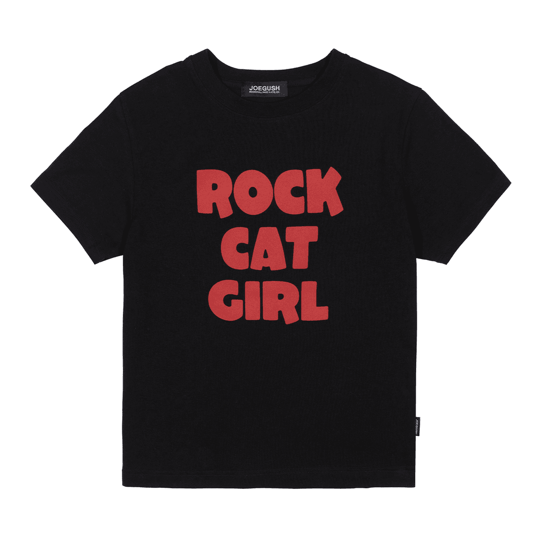 R.C.G T-shirt (Crop Ver.) (Black)