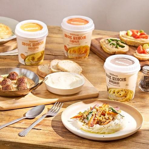 발보아 매쉬드 포테이토 컵 간편 감자 샐러드 40g 더블치즈 버터감자 블랙페퍼 3개/6개 - 기타즉석식품 | 쿠팡