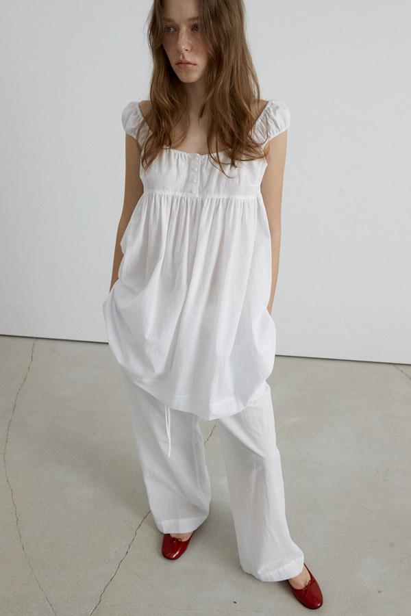 COTTON BABY DOLL OPS_WHITE
