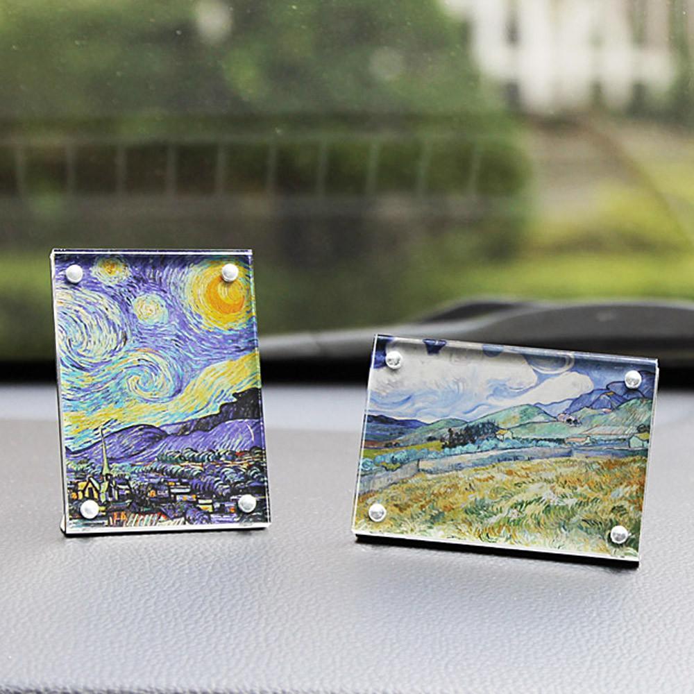 투명 아크릴 미니 자석 액자 / 50x70 / 55x80mm