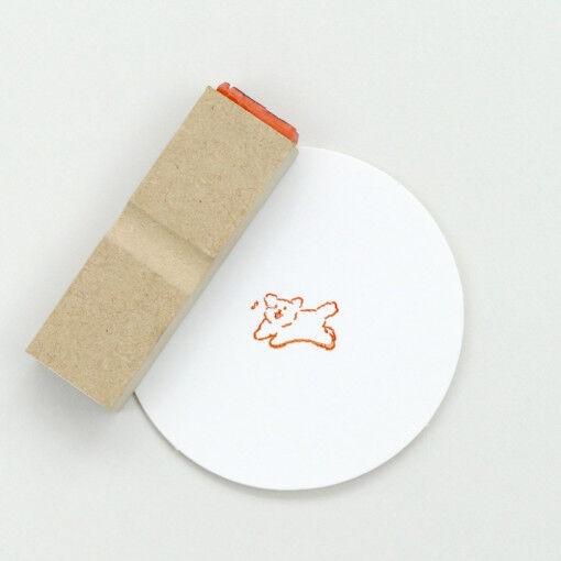 뭉개달리기 우드 스탬프