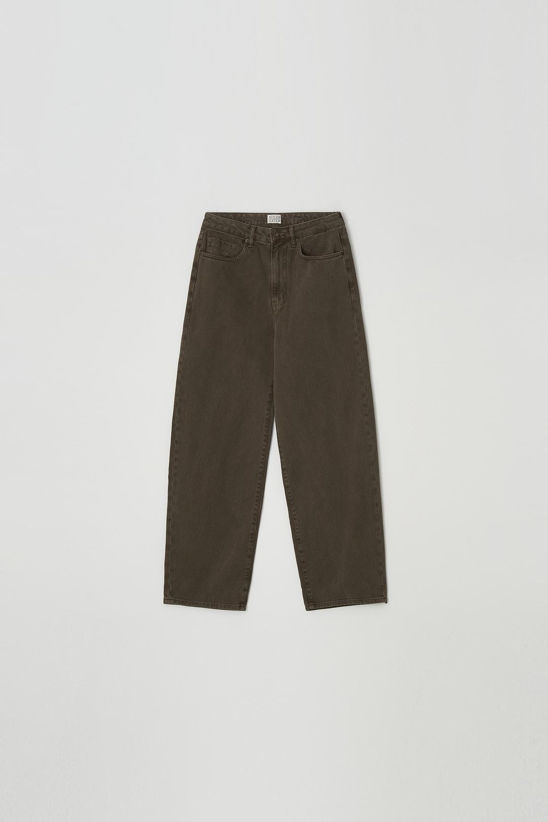 Cinch Back Denim (brown)
