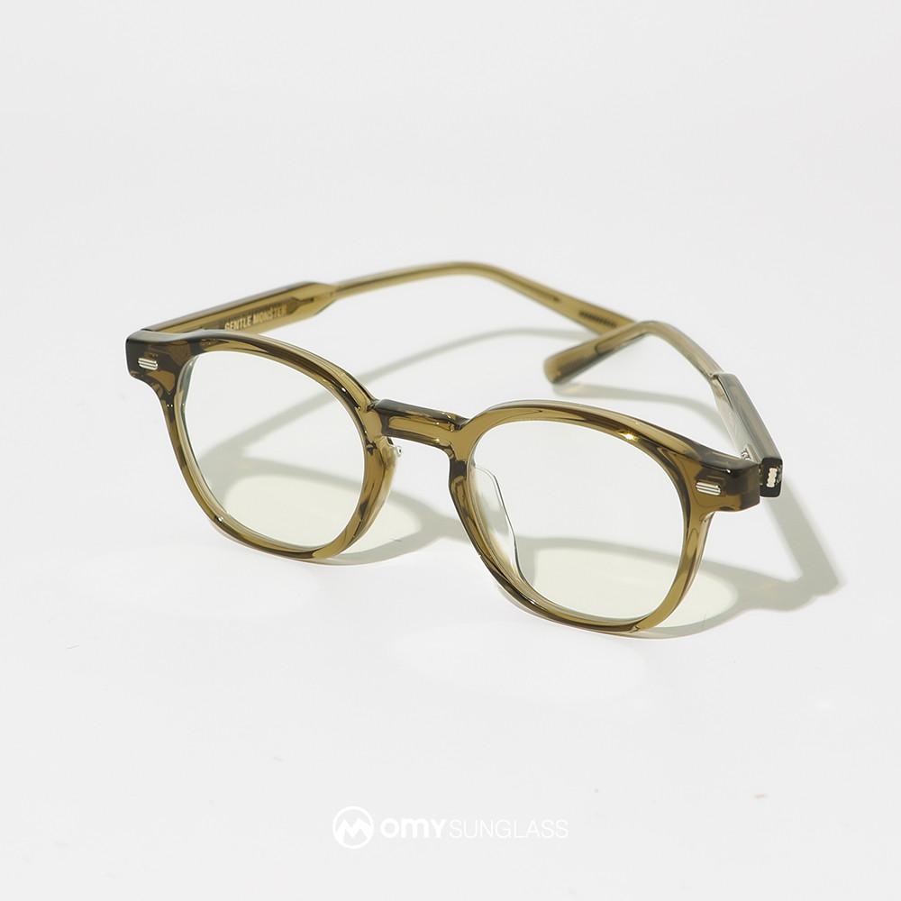 젠틀몬스터 안경 에디 EDDY A KC1 카키 동그란 아넬형 패션 뿔테