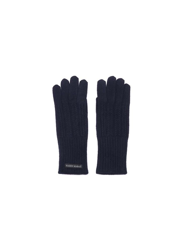 Wool Gloves, Navy