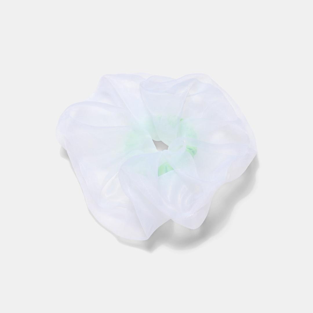 Scrunchie in White Organza
