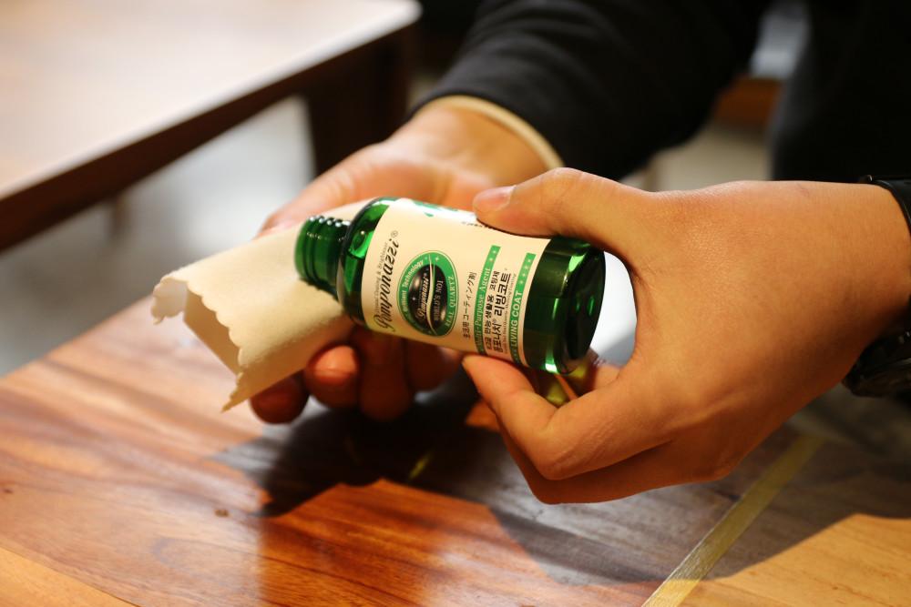 폼포나치 리빙코트 원목오일 목재 나무 원목가구 우드슬랩 식탁 오일 코팅 관리