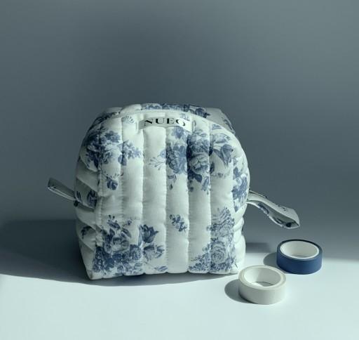 💙블루셔벗💙봄 처럼 부드러운 누빔 사각 파우치