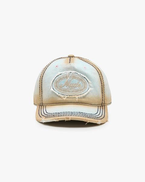 Laurel Denim Cap White
